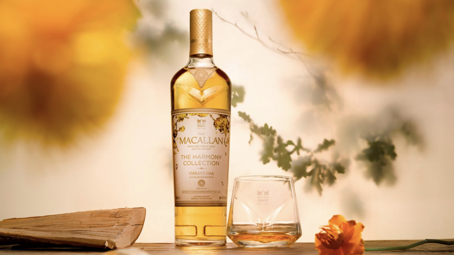 Macallan's Limited Edition Harmony Vibrant Oak, crafted in